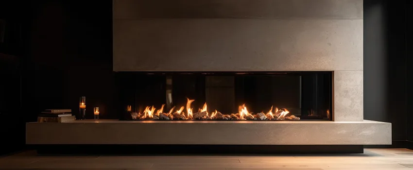 Gas Fireplace Ember Bed Design Services in Annapolis, Maryland