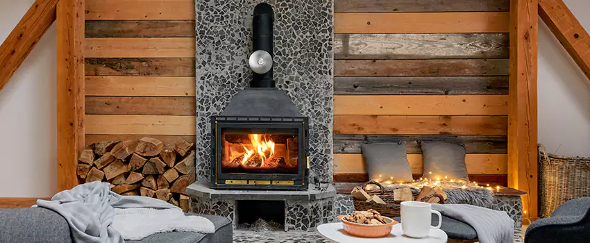 Thelin Hearth Products Direct Vent Gas Stove Fireplace Inspection in Annapolis, Maryland